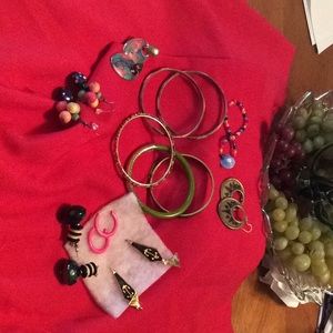 Earrings a d Bracelet s